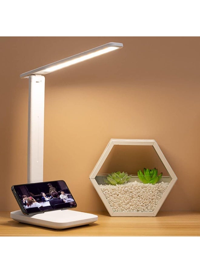 بورتال أباجور مصباح مكتب LED يعمل باللمس تاتش مع منفذ USB، تصميم عملي مع إمكانية تغيير مستويات الإضاءة، مناسب للمكتب وغرفة النوم والاستخدام اليومي - Image 1